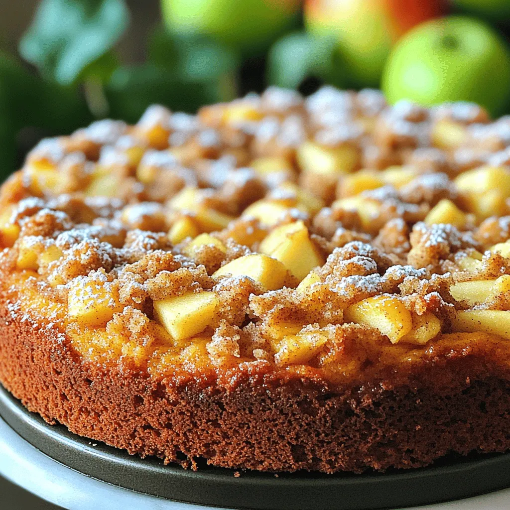 Apple Cinnamon Streusel Cake Irresistible Delight