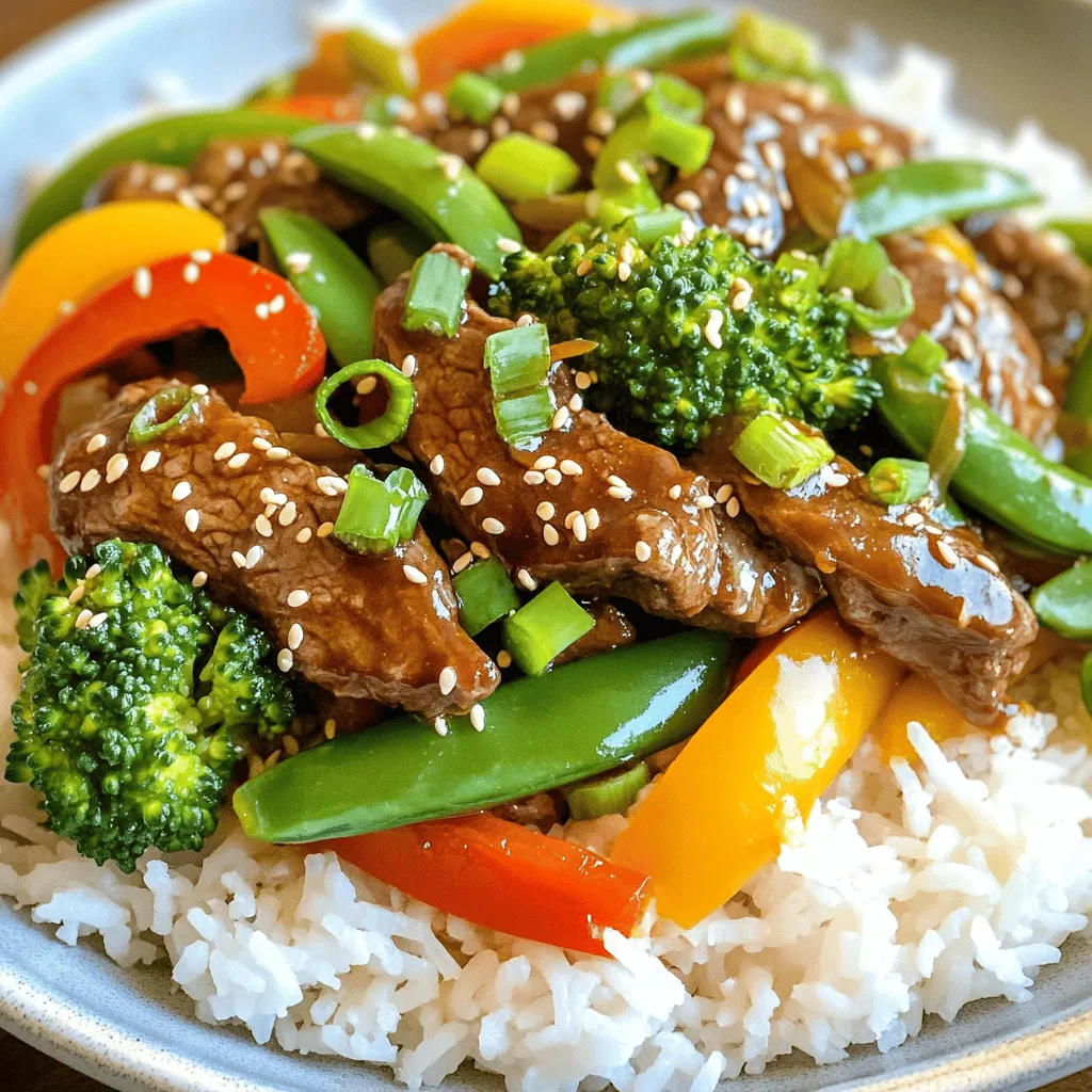 Sweet Teriyaki Beef Stir Fry Quick and Flavorful Dish