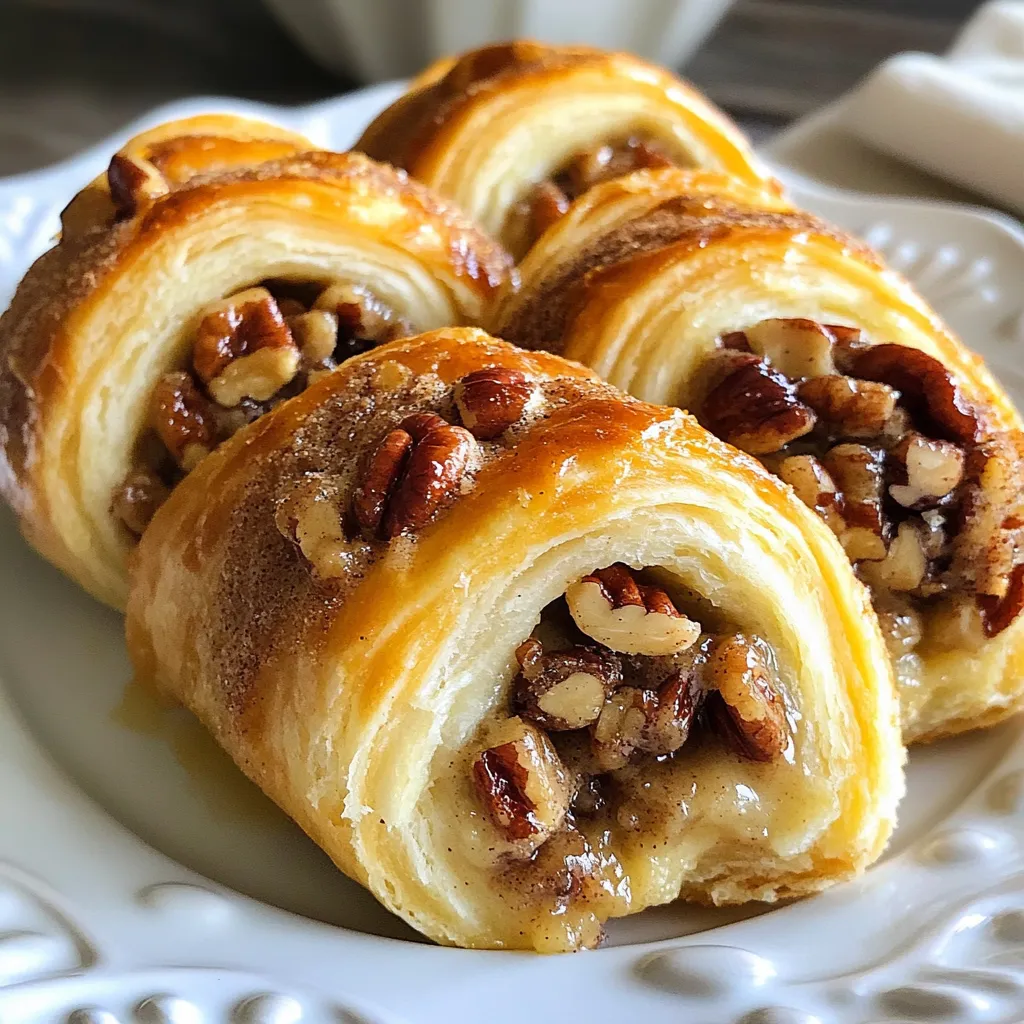 Crescent Rolls with Pecan Filling Simple and Tasty Treat