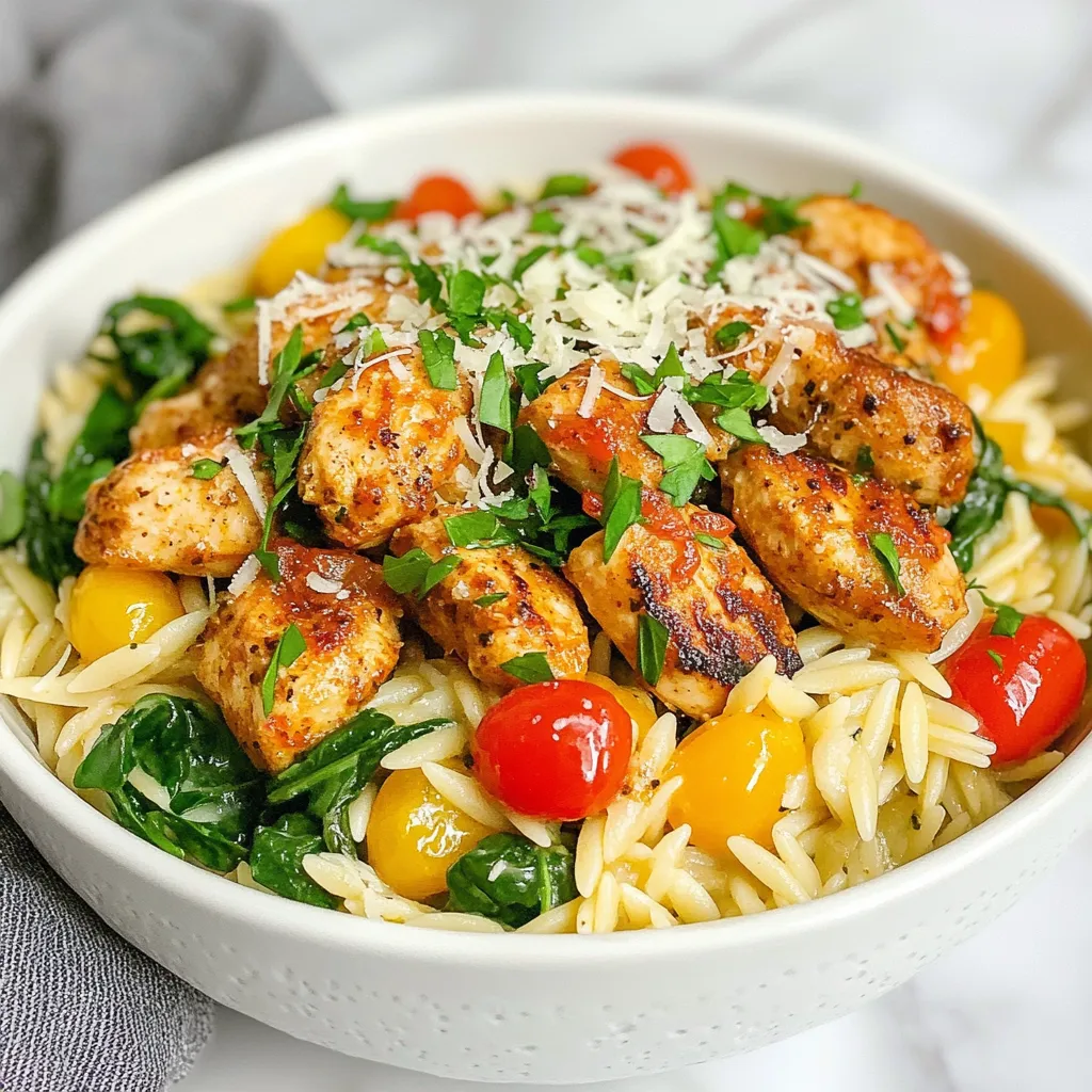 Creamy Cajun Chicken Orzo Flavorful and Easy Meal