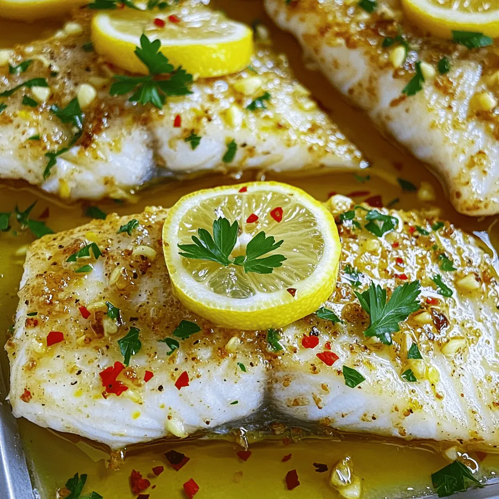 Spicy Lemon Garlic Baked Tilapia Flavorful Dinner Dish