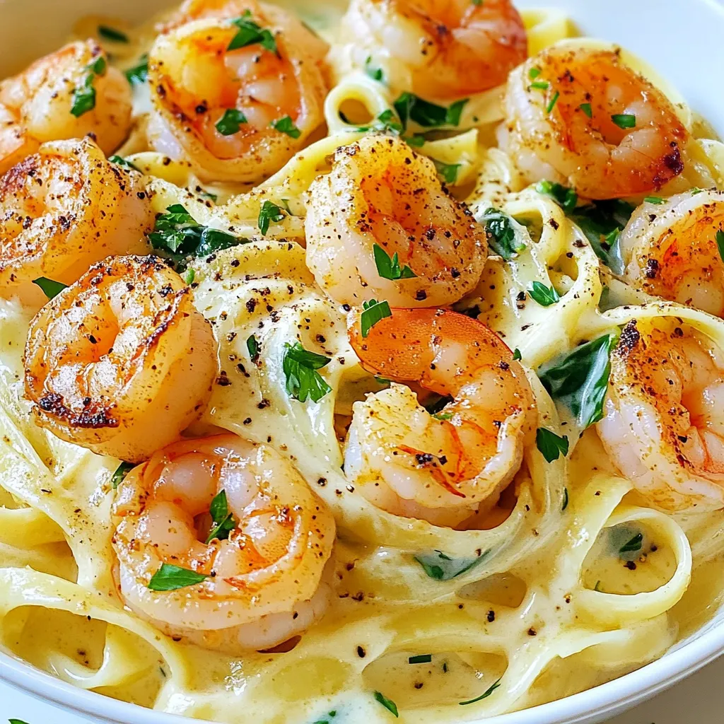 Cajun Shrimp Alfredo Simple Creamy Dinner Delight