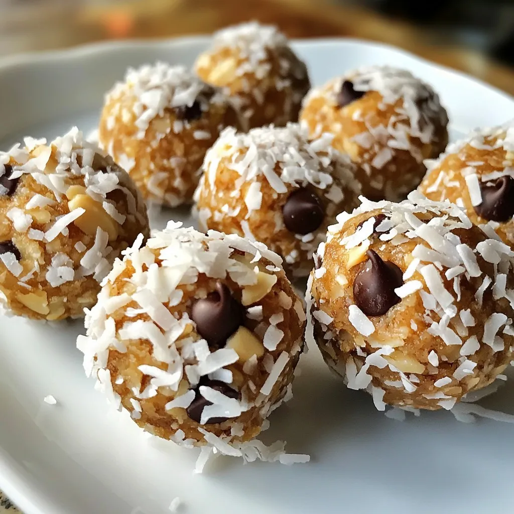 Almond Joy Energy Bites Quick and Simple Recipe
