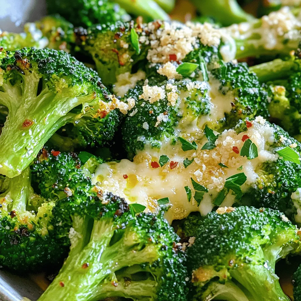 Garlic Parmesan Roasted Broccoli Flavorful Veggie Dish