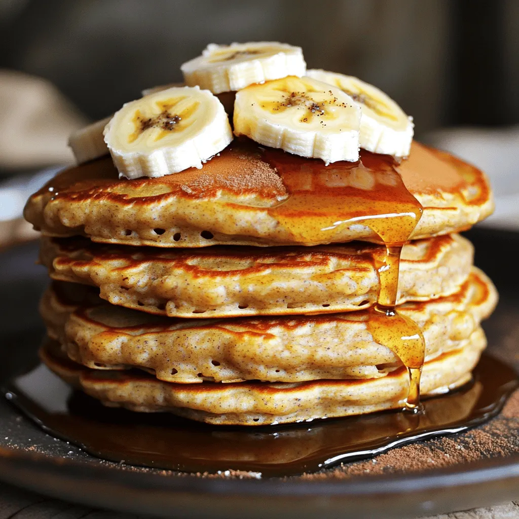 Banana Oat Pancakes Healthy and Tasty Breakfast Option