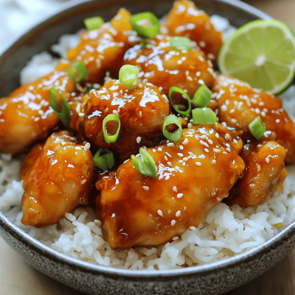 Sticky Orange Chicken Irresistible Flavor Explosion
