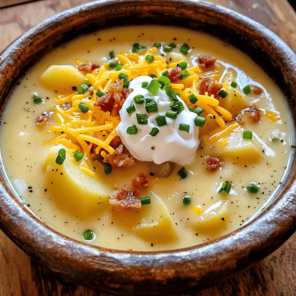 Loaded Baked Potato Soup Comforting and Creamy Delight