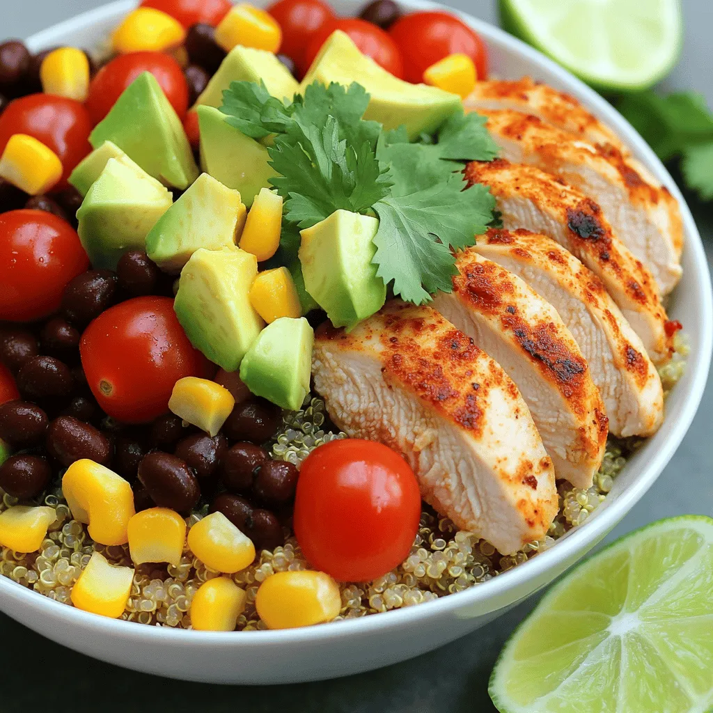 Easy Chicken Burrito Bowls Flavorful and Simple Meal