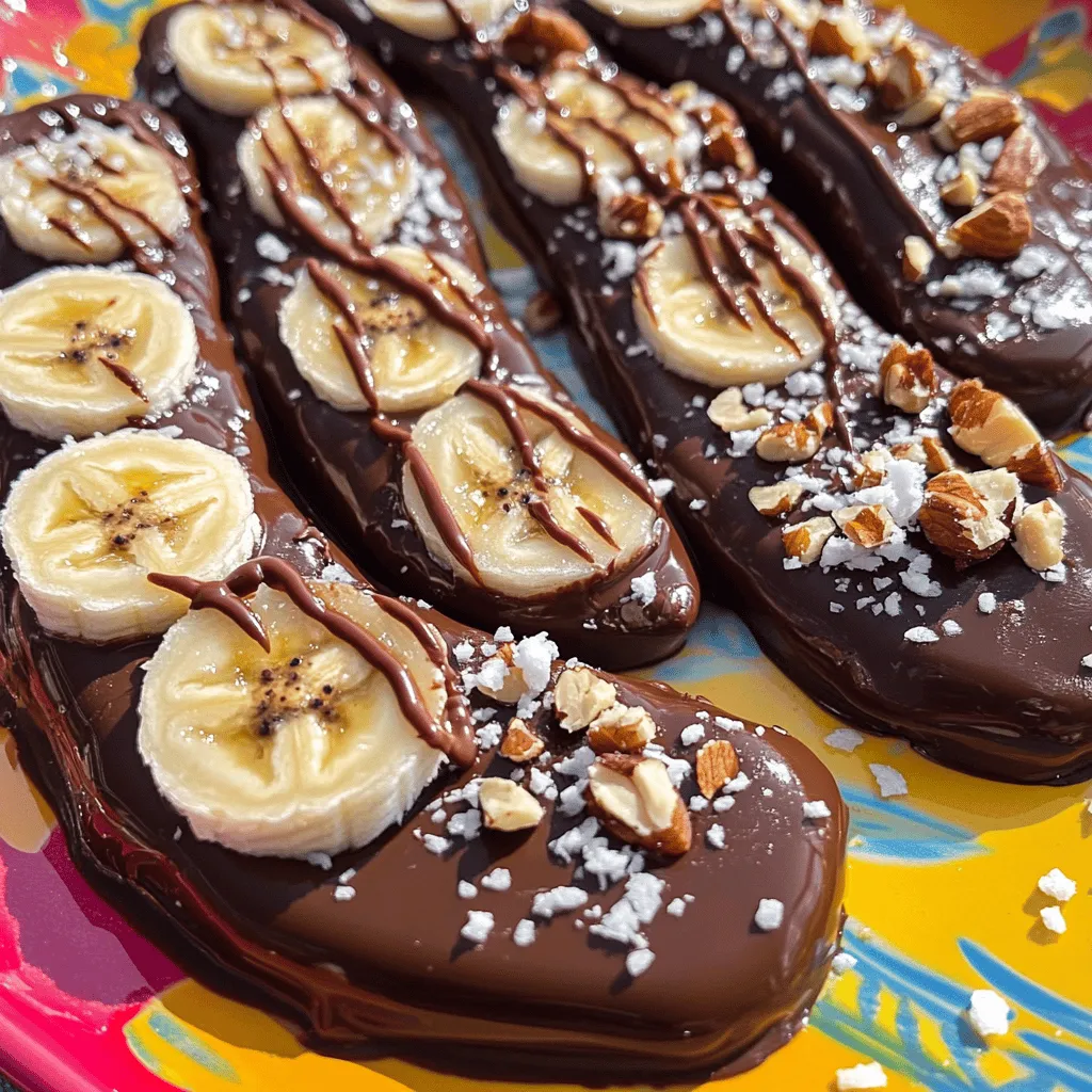 Chocolate Dipped Frozen Bananas Delightful Summer Treat