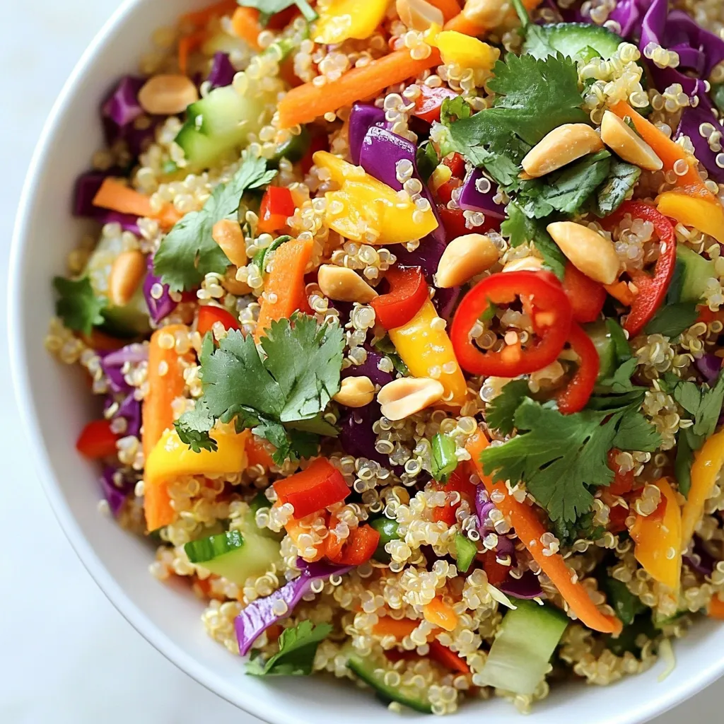 Crunchy Thai Quinoa Salad Fresh and Flavorful Meal