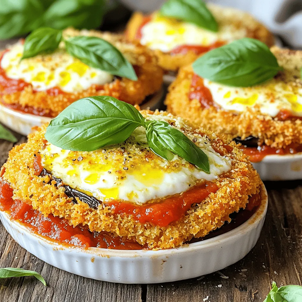 Crispy Baked Eggplant Parmesan Healthy Flavorful Delight