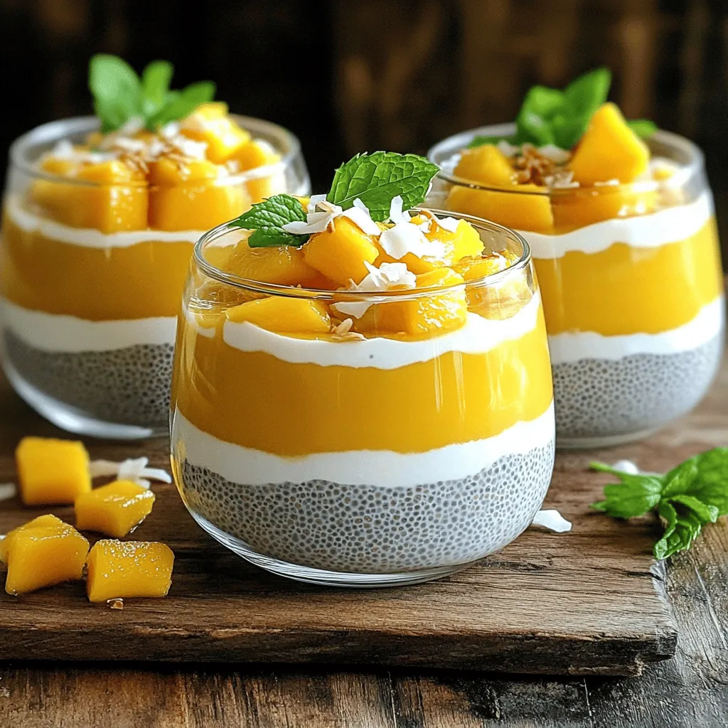 Mango Coconut Chia Pudding Delicious and Nutritious Treat