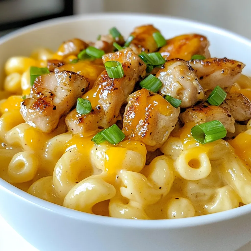 Honey Pepper Chicken Mac and Cheese Delightful Dish