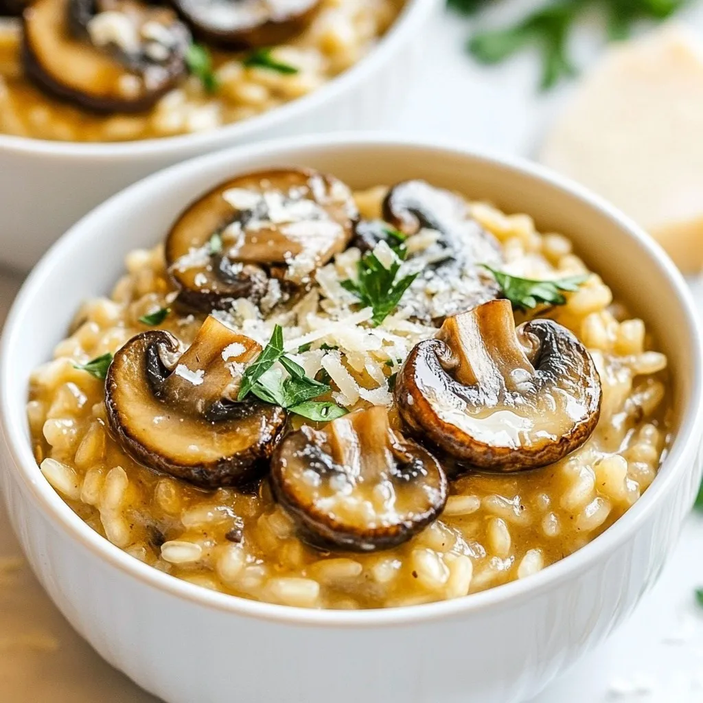Creamy Mushroom Farro Risotto Easy and Tasty Meal