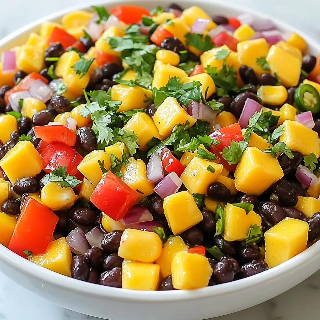 Mango Black Bean Salad Fresh and Flavorful Meal