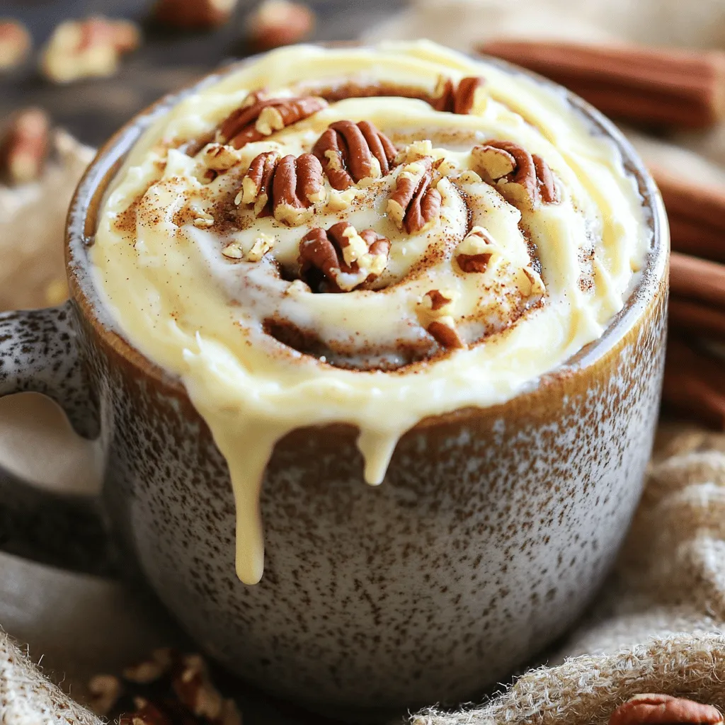 Cinnamon Roll Mug Cake Quick and Easy Delight
