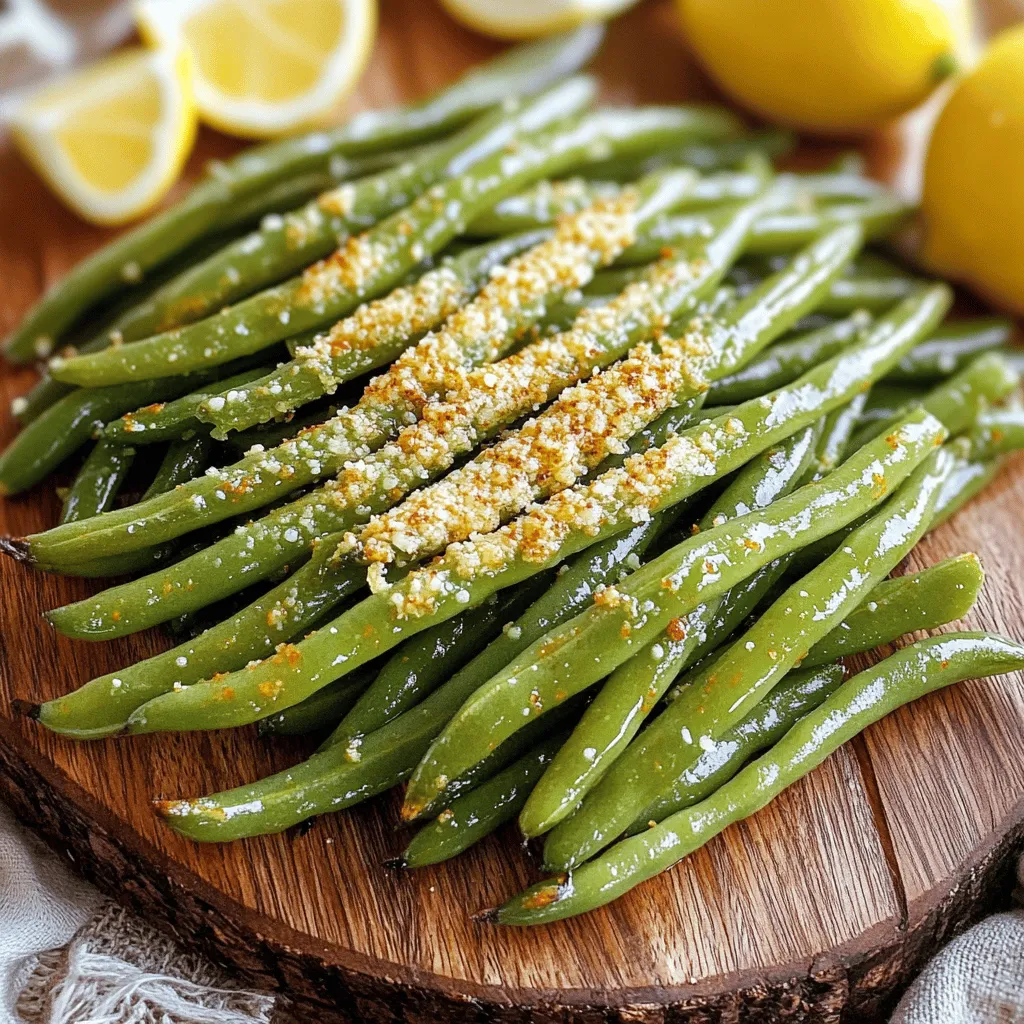 Air Fryer Parmesan Green Beans Crunchy and Tasty Dish