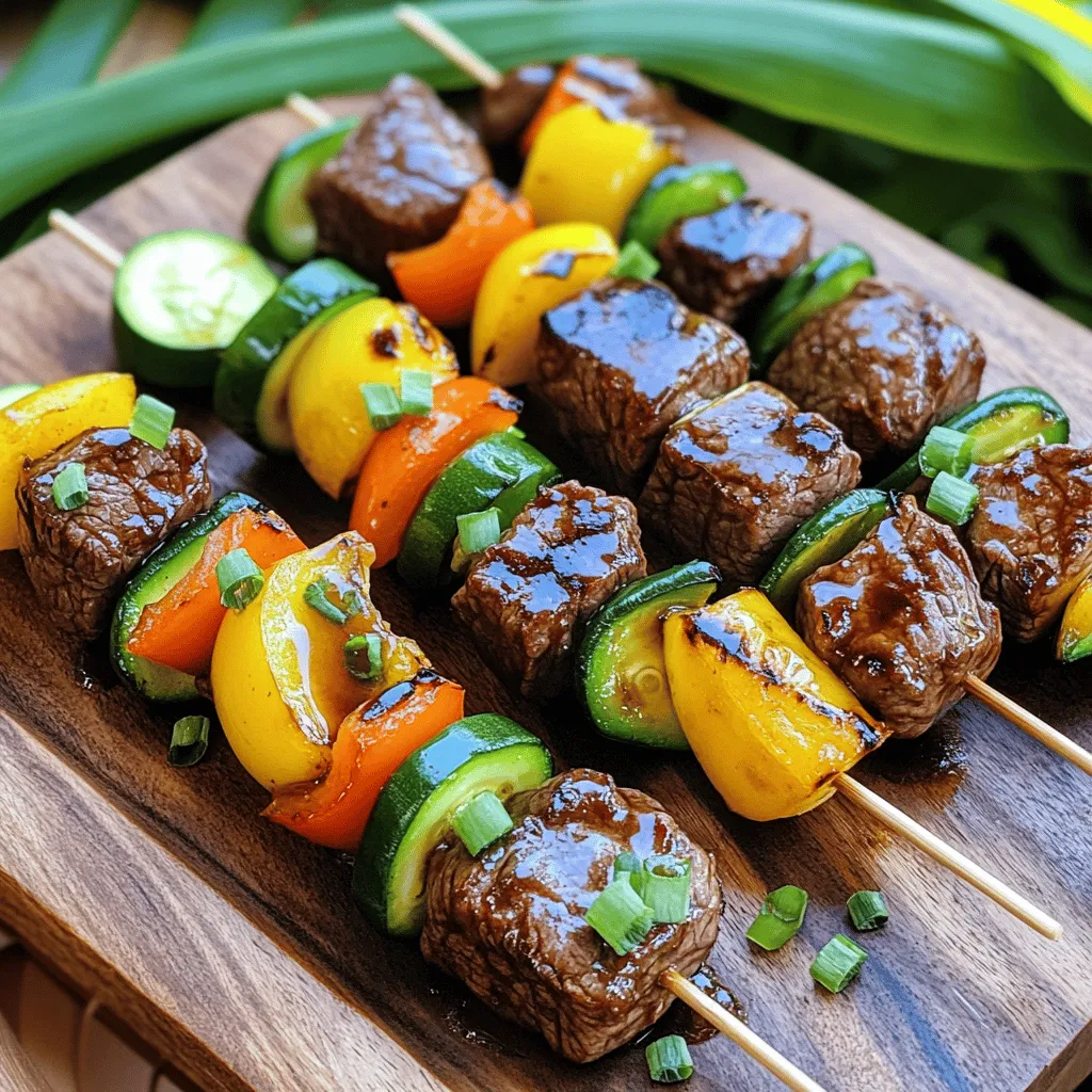 Teriyaki Beef Skewers Juicy and Flavorful Meal