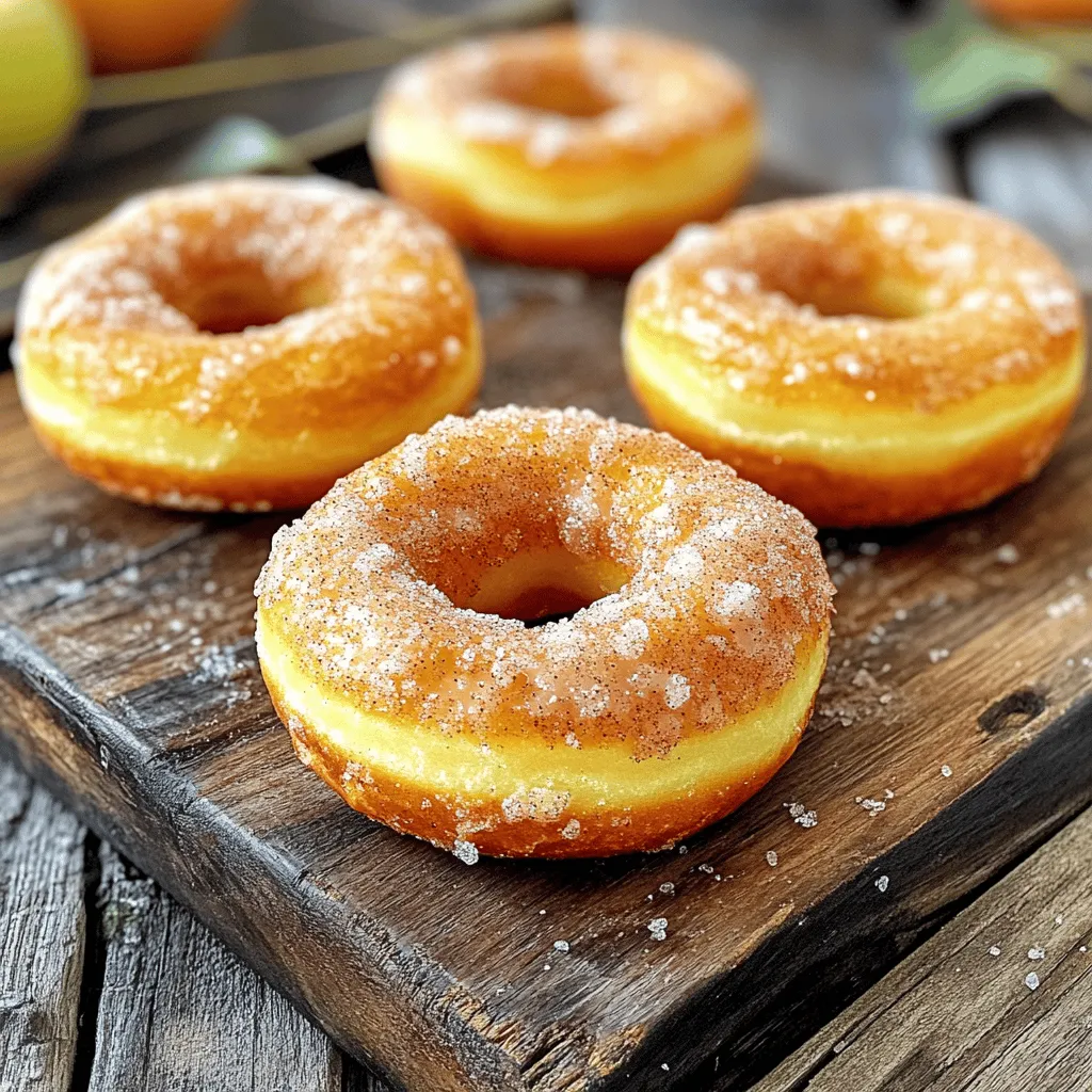 Apple Cider Cinnamon Sugar Donuts Irresistible Treat