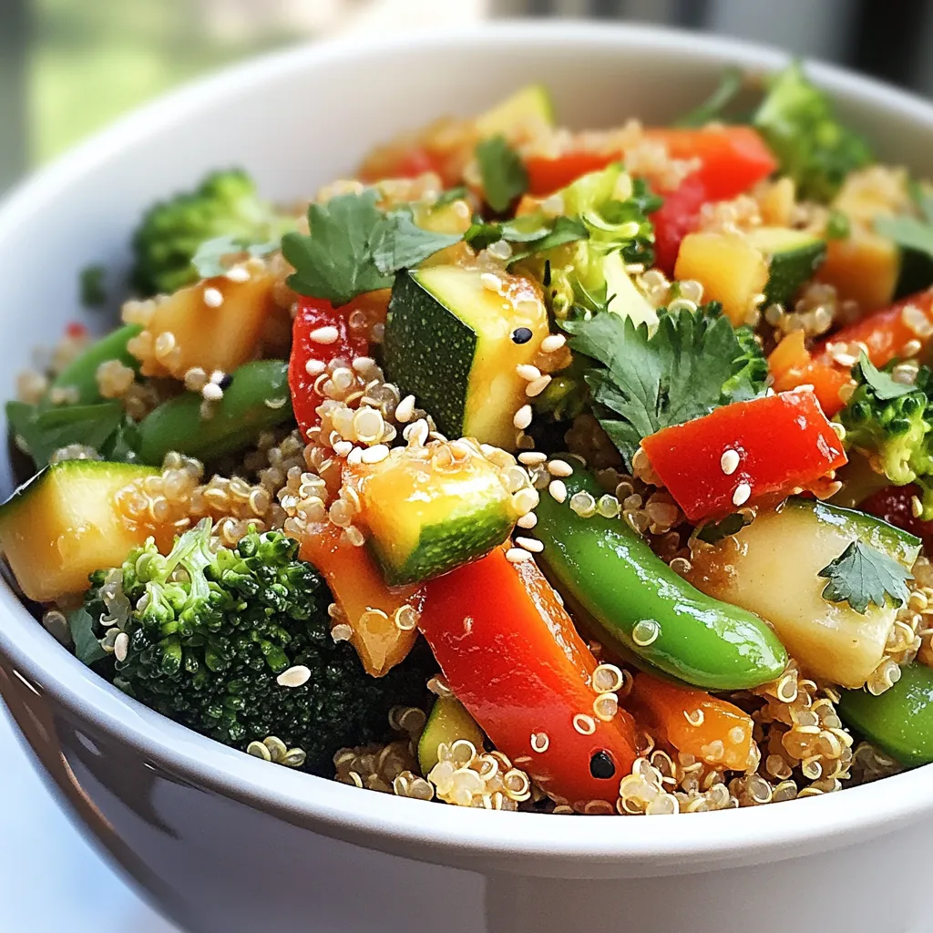 Veggie Loaded Quinoa Stir Fry Easy and Flavorful Meal