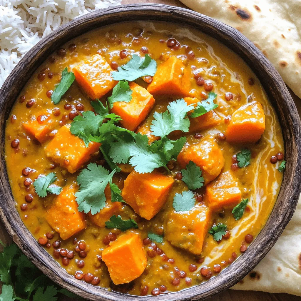 Sweet Potato Lentil Curry Cozy and Comforting Dish