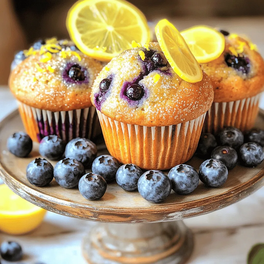 Lemon Blueberry Muffins Fresh and Flavorful Treat