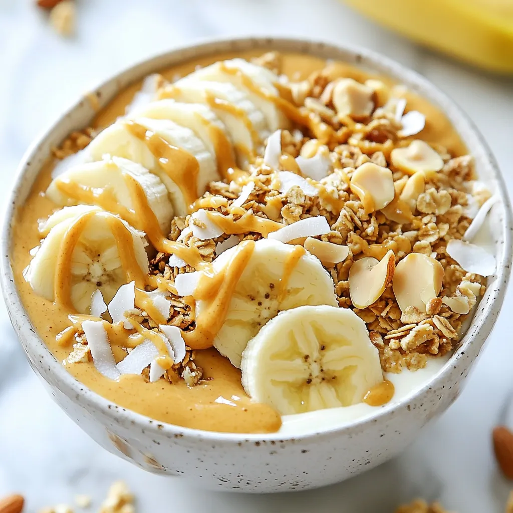 Peanut Butter Banana Smoothie Bowl Creamy and Fulfilling