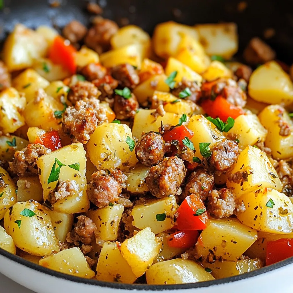 Sausage and Potato Skillet Hearty One-Pan Meal