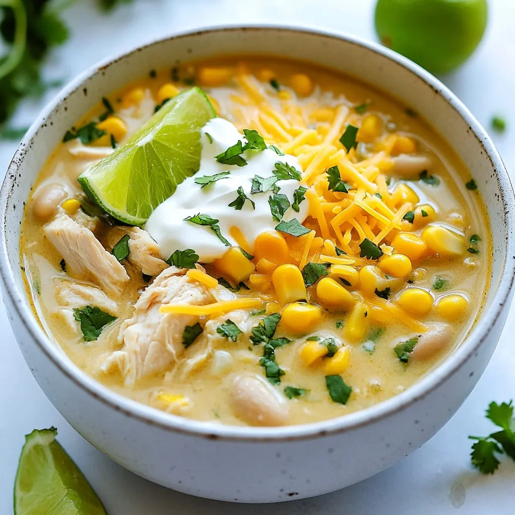 Stovetop White Chicken Chili Flavorful and Easy Dish