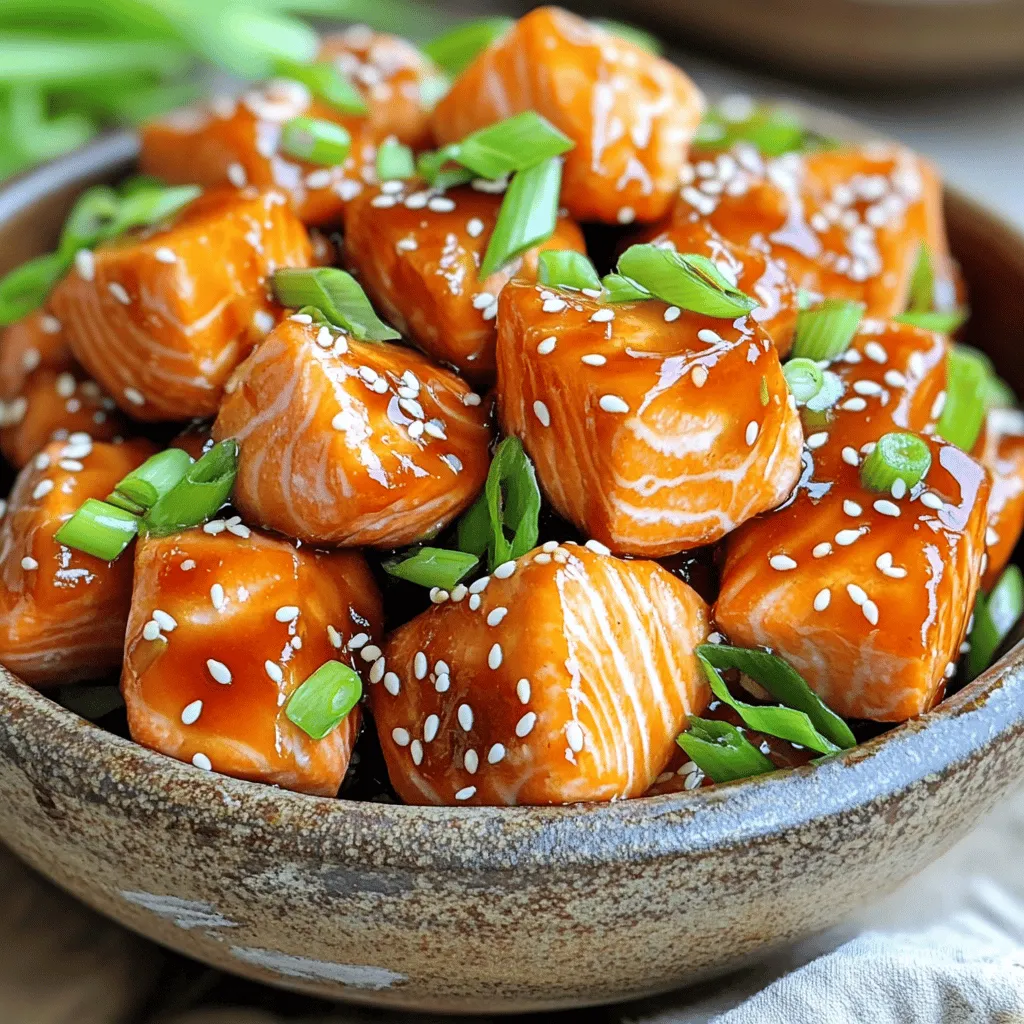 Air Fryer Teriyaki Salmon Bites Simple Flavor Boost
