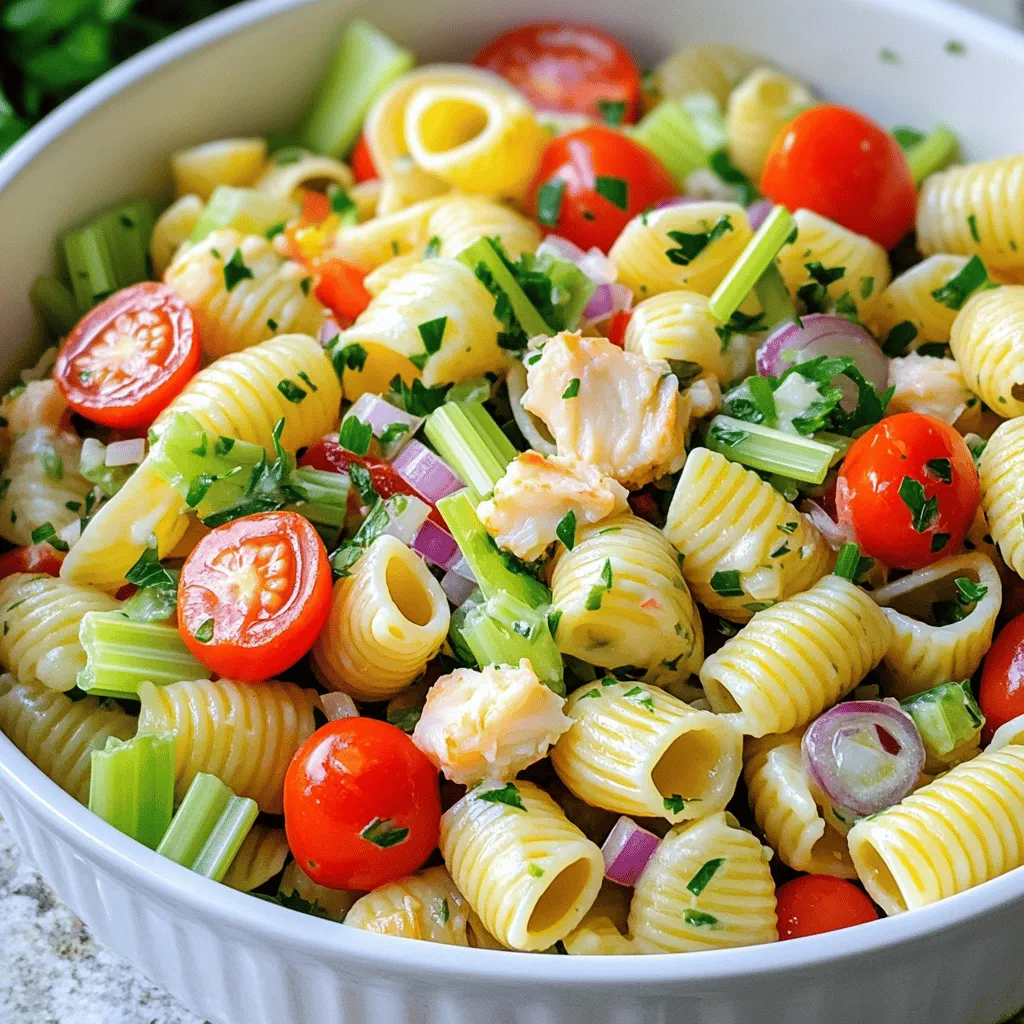 Super Easy Crab Pasta Salad Quick and Tasty Recipe