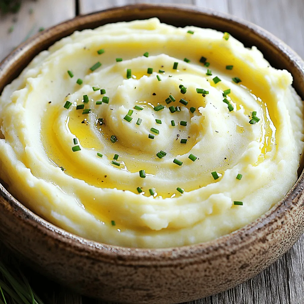 Creamy Garlic Mashed Potatoes Simple and Delicious Meal