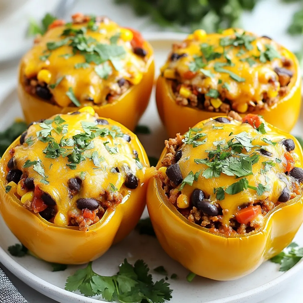 Taco Stuffed Bell Peppers Flavorful and Easy Recipe
