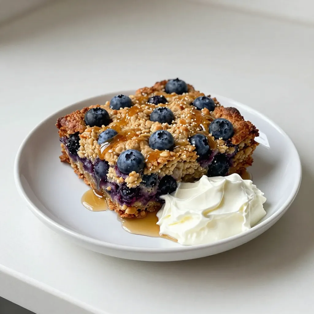 Blueberry Oatmeal Breakfast Bake Nourishing Start