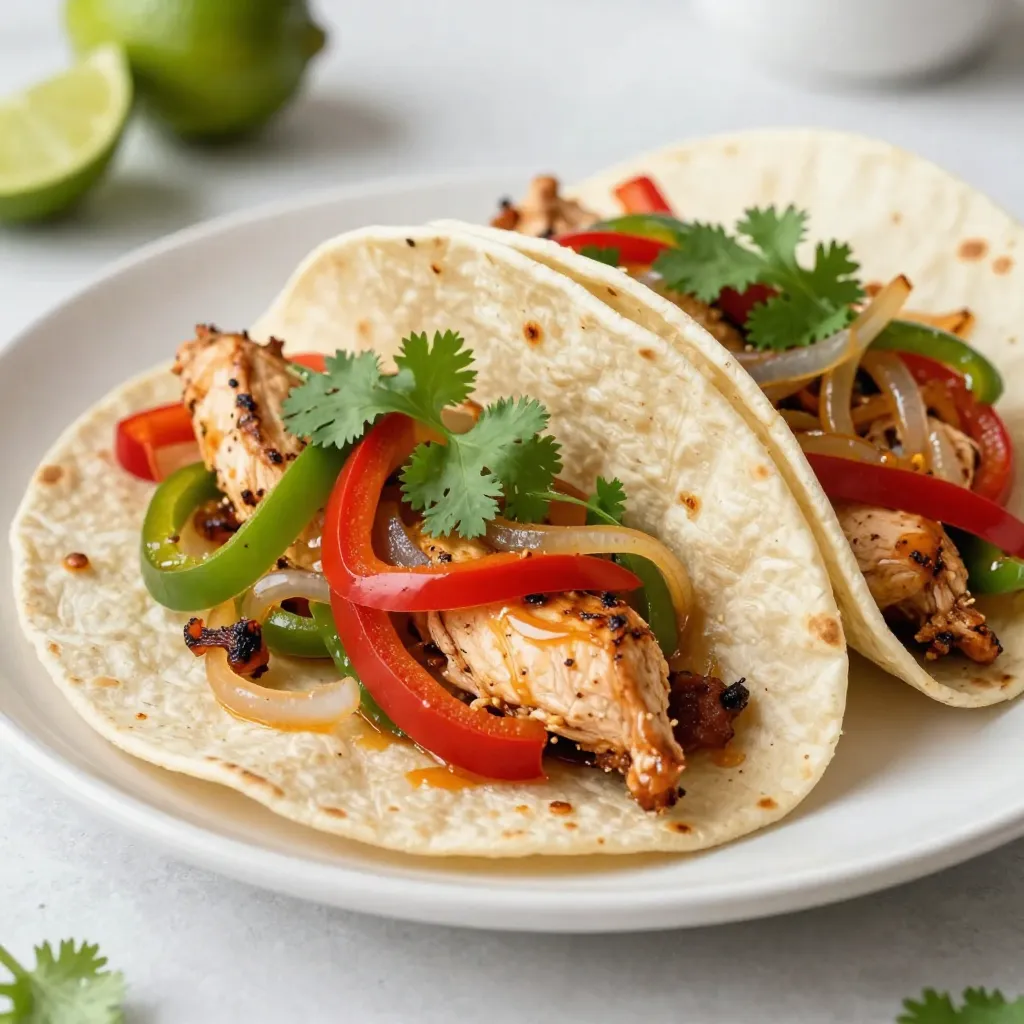 Cilantro Lime Chicken Fajitas Flavorful Quick Meal