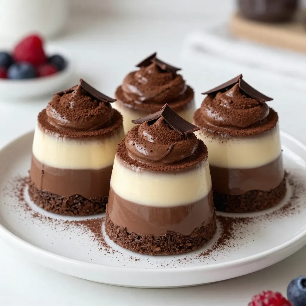 Triple Chocolate Mousse Cake Indulge in Rich Flavor