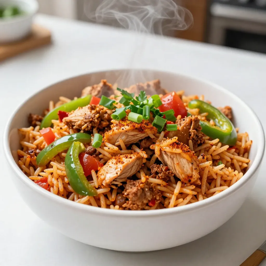 Spicy Cajun Dirty Rice Flavorful and Simple Recipe