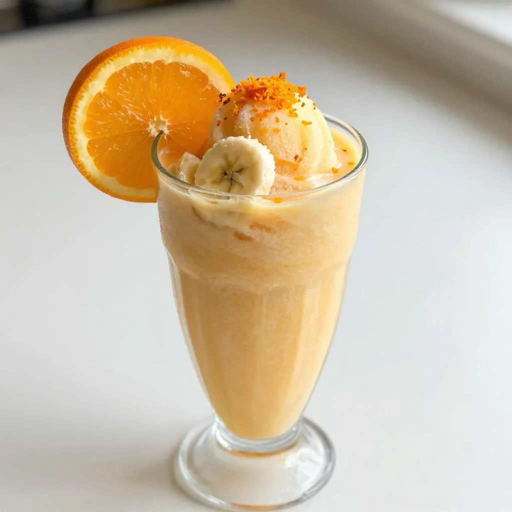 Orange Creamsicle Smoothie Refreshing and Creamy Blend
