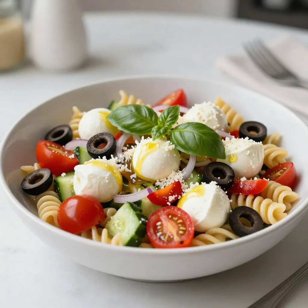 Zesty Italian Pasta Salad Flavorful and Fresh Dish