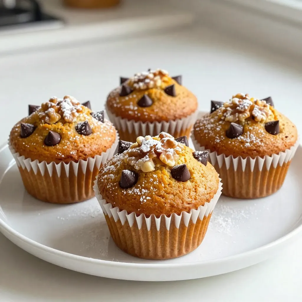 Chocolate Chip Pumpkin Muffins Delicious and Easy Recipe