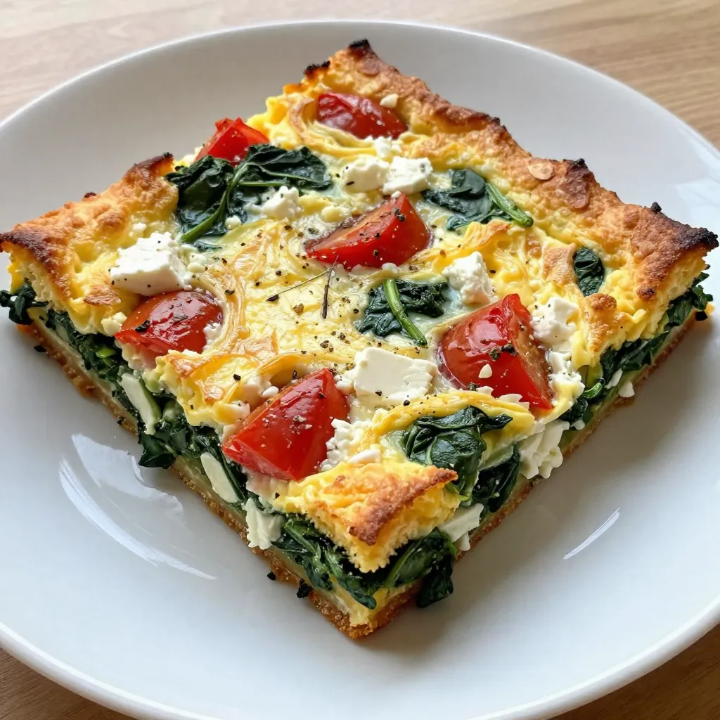 Spinach Feta Breakfast Casserole Flavorful and Easy Dish