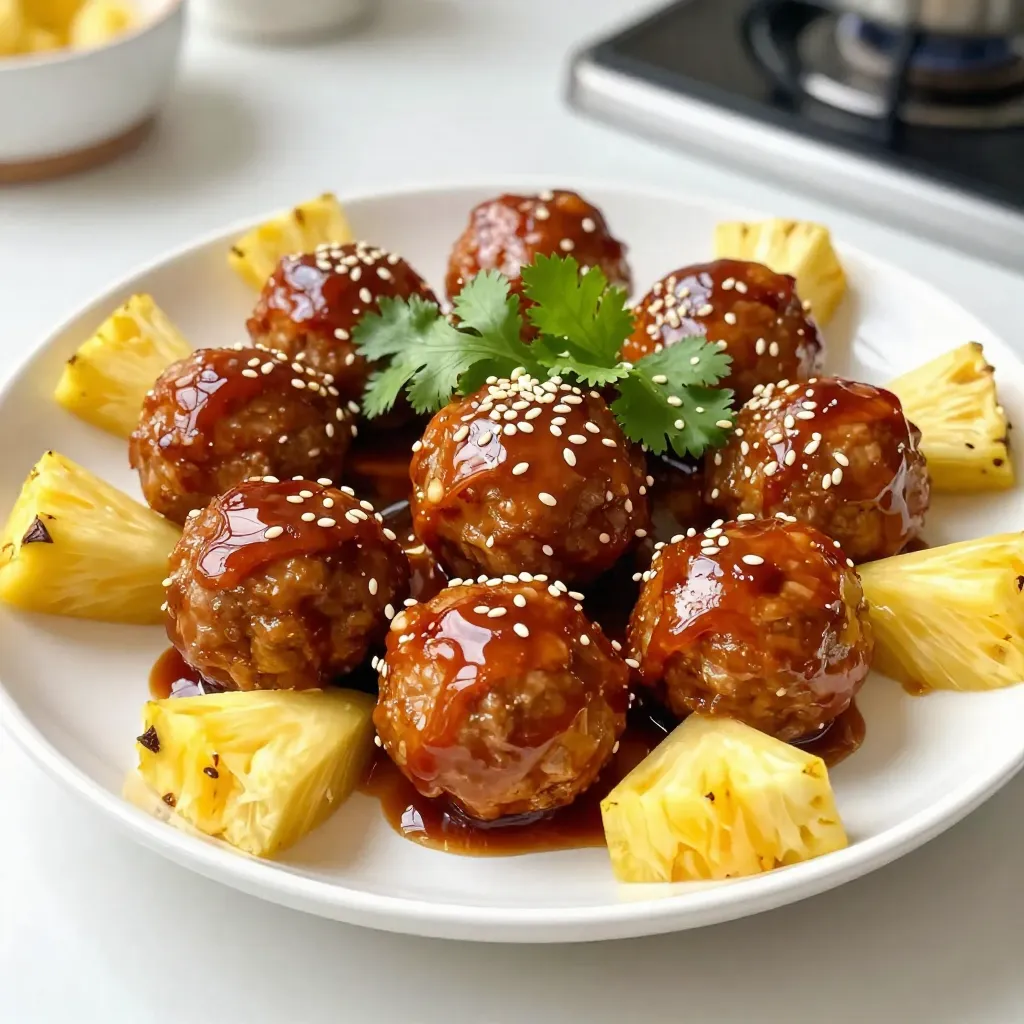 Tropical Teriyaki Meatballs Flavorful and Easy Recipe