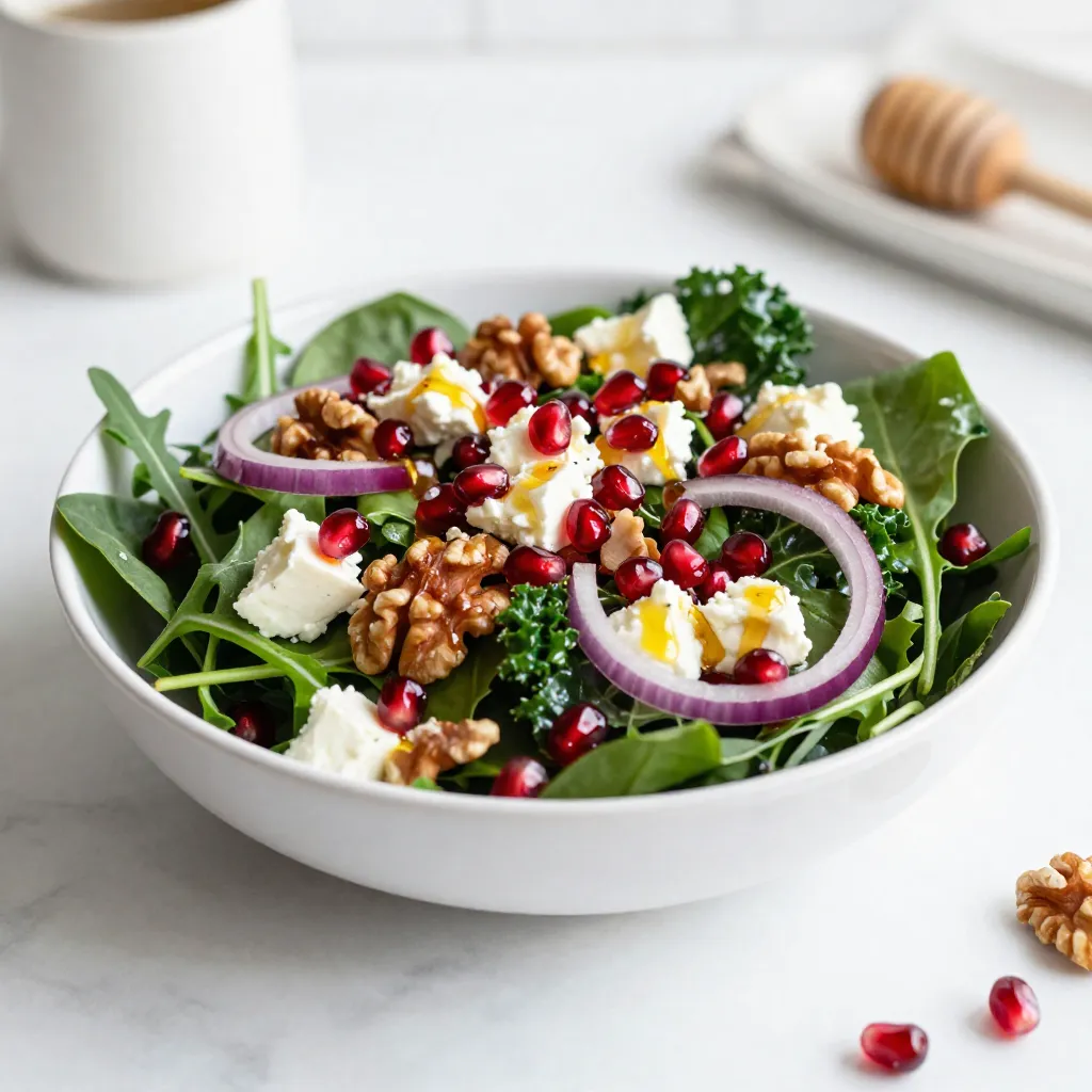 Pomegranate Feta Holiday Salad Fresh and Festive Dish