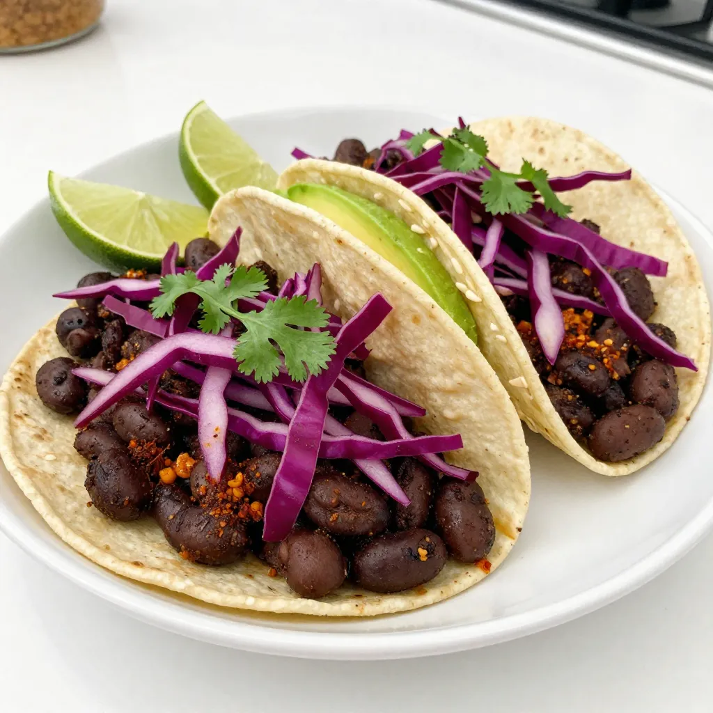 Spicy Black Bean Street Tacos Flavorful and Easy Meal