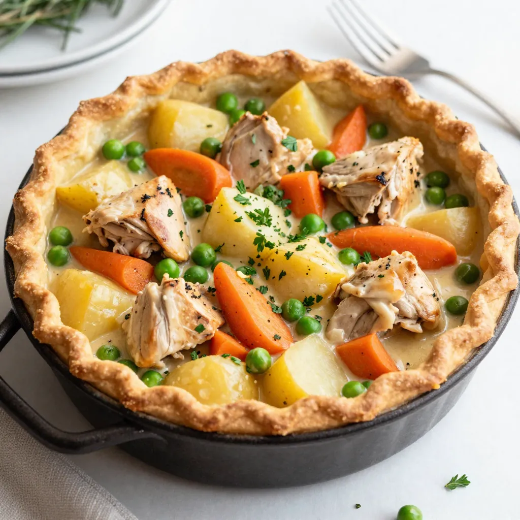 One-Skillet Chicken Pot Pie Simple Comfort Food