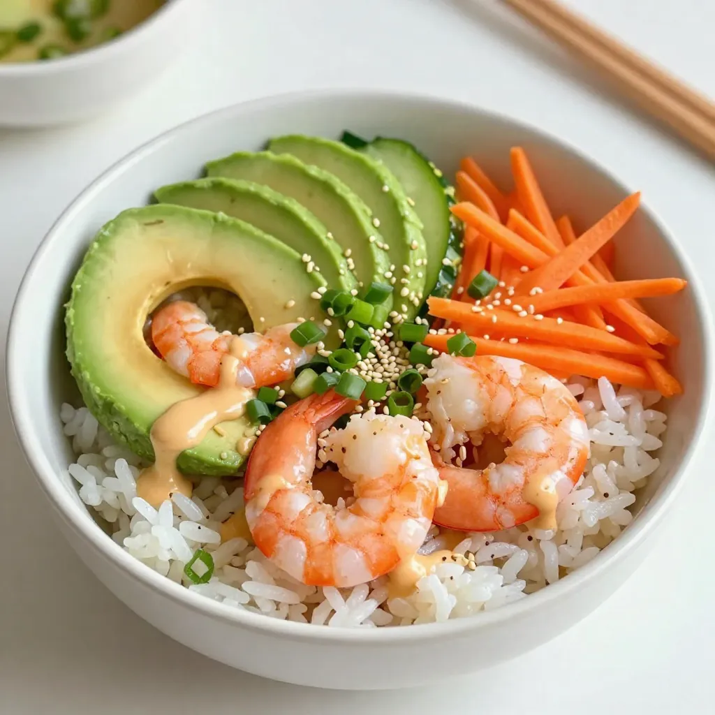 Spicy Shrimp Sushi Bowls Flavorful and Simple Recipe