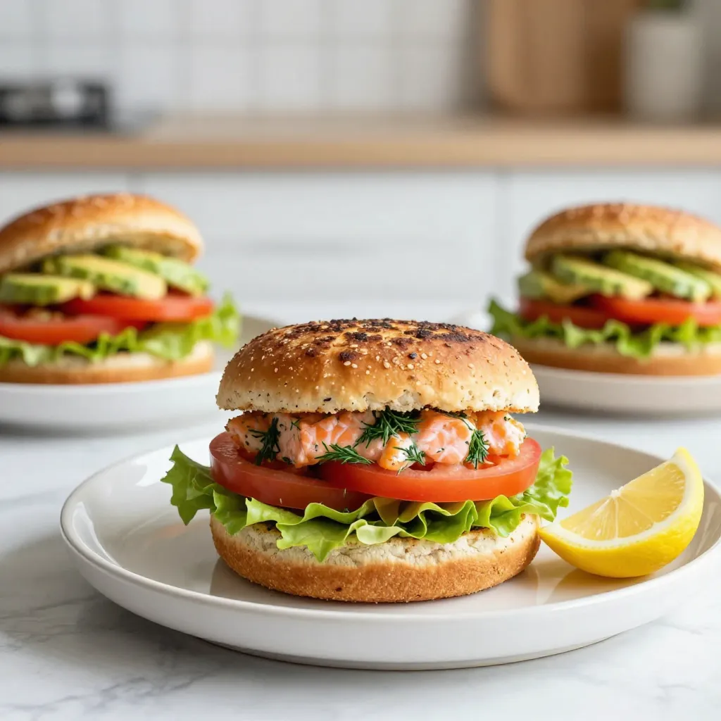 Lemon Dill Salmon Burgers Flavorful and Healthy Meal