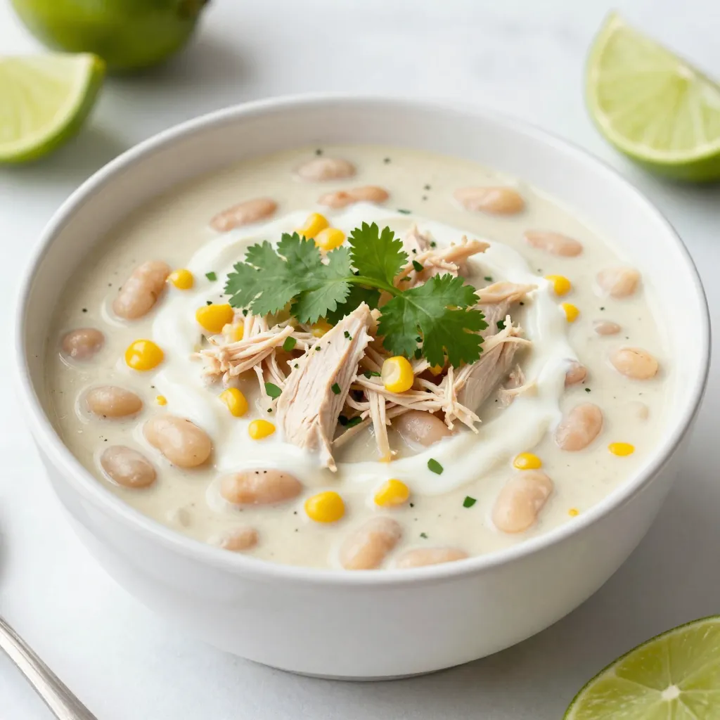 Creamy White Chicken Chili Comfort Food Delight