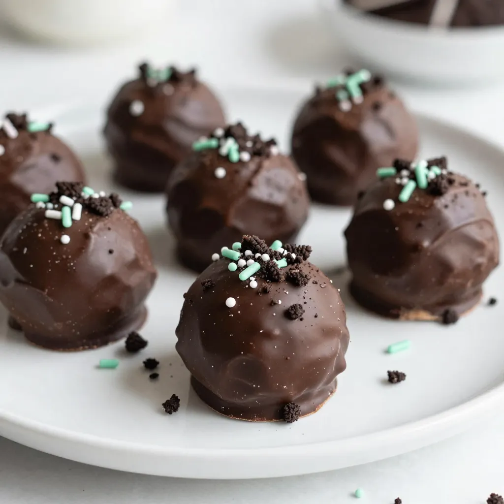 Chocolate Mint Oreo Truffles Irresistible Dessert Treat
