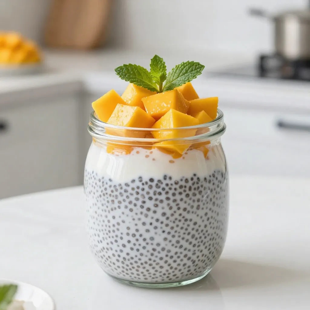 Delicious Mango Chia Pudding Simple and Healthy Treat